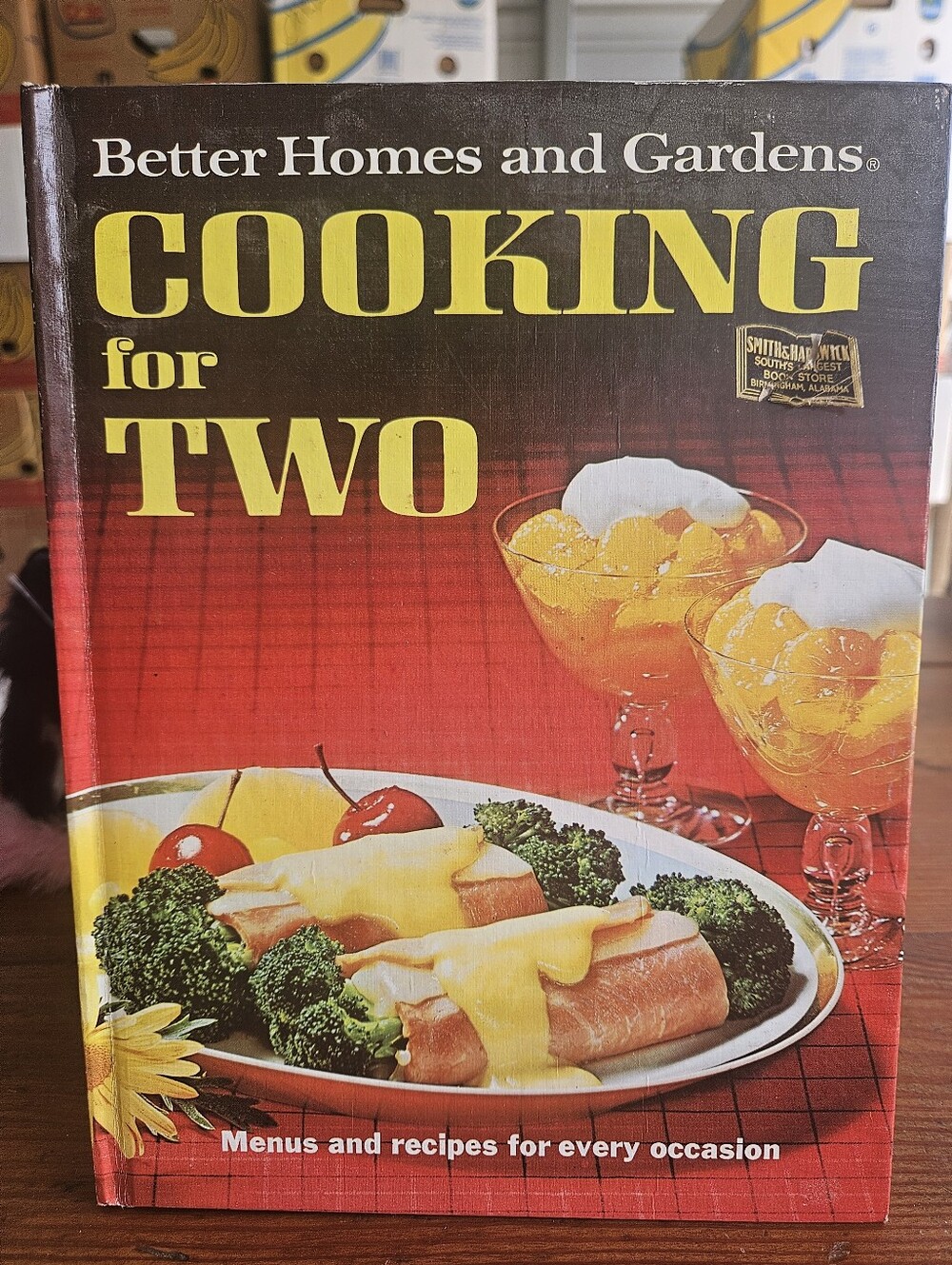 Vintage 1968 Better Homes and Gardens Cooking for Two Cookbook Hardcover